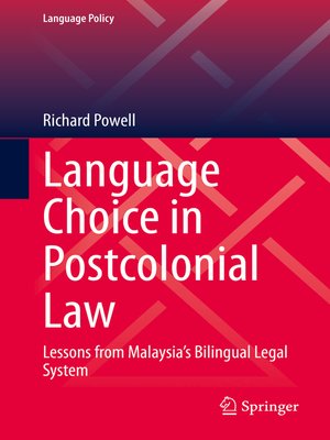 cover image of Language Choice in Postcolonial Law
